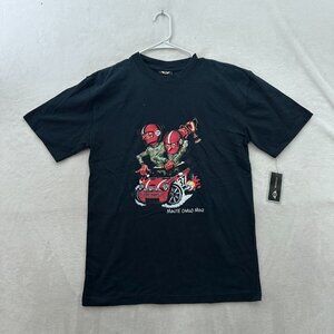 Mini Cooper T Shirt Mens M Black Monte Carlo Mini Racing Graphic Cartoon